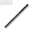 GBC Binderücken CombBind, DIN A4, 21 Ringe, Ø 19 mm, schwarz, 100 Stück, 4028601
