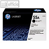 HP Toner Nr. 55A, schwarz, LaserJet P3015D, 6000 Seiten, CE255A