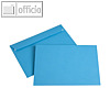 officio Briefumschlag DIN C5, 100 g/m², haftklebend, intensivblau, 250 Stück