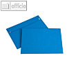 officio Briefumschlag DIN C5, 100 g/m², haftklebend, königsblau, 250 Stück