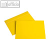 officio Briefumschlag DIN C5, 100 g/m², haftklebend, goldgelb, 250 Stück