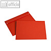 officio Briefumschlag DIN C5, 100 g/m², haftklebend, intensivrot, 250 Stück