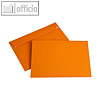 officio Briefumschlag DIN C5, 100 g/m², haftklebend, orange, 250 Stück