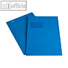 officio Versandtasche DIN C4, Fenster, haftkl., 120 g/m?, k?nigsblau, 250 St?ck