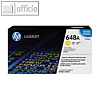 HP Lasertoner Nr. 648A, ca. 11.000 Seiten, gelb, CE262A