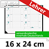 Lehrerkalender Texthebdo Club - 16 x 24 cm, 1 Woche/2 Seiten schwarz, 296036Q