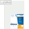 Transparente Folien-Etiketten, 297 x 420 mm/DIN A3, glasklar gl?nzend, 50 St.