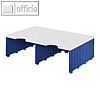 Styro styrodoc Jumbo Erweiterungsmodul, 2 F?cher grau/blau, 268-1221.38