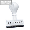 Wedo Textstempel "BEZAHLT", 193 9