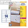 Zweckform Adress-Etiketten f?r DIN lang, 99.1 x 38.1 mm, 3.500 St., L7163-250