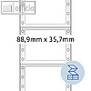 Herma Computeretiketten endlos, 88.9 x 35.7 mm, rot, 1-bahnig 2.000 St., 8182