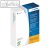 Haftetiketten f?r Druckmaschinen DP1, 52 x 82 mm, leuchtrot, 1.000 St., 3052