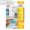 Zweckform CD-Etiketten, ClassicSize, opaque, f?r alle Drucker, 50 St., L6015-25