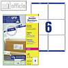 Avery Zweckform Versandetiketten f. Pakete, 99.1 x 93.1 mm, 600 St., L7166-100