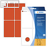 Herma Vielzweck-Etiketten, 52x 82 mm, rot, 5 x 128 St?ck, 2492