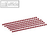GBC Binder?cken CombBind, DIN A4, 21 Ringe, ? 10 mm, rot, 100 St?ck, 4028215