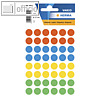 Vielzweck-Etiketten, ? 13 mm, div. Farben, 10x 240er Pack = 2.400 Etiketten