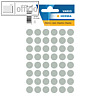 Herma Vielzweck-Etiketten, ? 13 mm, grau, 10x 240er Pack = 2.400 Etiketten, 1858