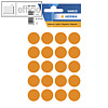 Vielzweck-Etiketten, ? 19 mm, leuchtorange, 10x 100er Pack = 1.000 St?ck, 1874