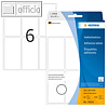 Herma Haftetiketten - 34x67 mm, abl?sbar, wei?, 720 St?ck, 10616