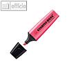 STABILO original BOSS Textmarker, pink, große Leuchtkraft, 70/56