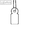 Herma H?ngeetiketten mit Faden, 10 x 22 mm, wei?, 1.000 St., 6949