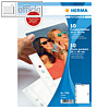 Herma Fotophan-Sichth?llen, 20 x 30 cm, wei?, 10 H?llen, 7589