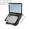 Fellowes Laptopständer Professional mit USB Hub, silber/schwarz, 8024602