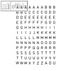 Herma Buchstaben, 5 mm, A-Z, wetterfest, Folie transp., schwarz, 10 x 2 Bl.,4154
