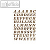 Herma Buchstaben, 8 mm, A-Z, Prismaticfolie, gold glitzernd, 10 Blätter, 4192
