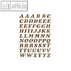 Herma Buchstaben, 8 mm, A-Z, Prismaticfolie, gold glitzernd, 10 Bl?tter, 4192