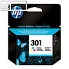 HP Tintenpatrone Nr.301 für Deskjet 1050, ca. 165 Seiten, 3-farbig, CH562EE