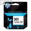 HP Tintenpatrone Nr.301 f?r Deskjet 1050, ca. 165 Seiten, 3-farbig, CH562EE