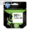 HP Tintenpatrone Nr.301XL für Deskjet 1050, ca. 330 Seiten, 3-farbig, CH564EE