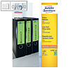 Ordner-Etiketten, 61 x 192 mm, breit/kurz, gr?n, 400 St?ck, L4768-100