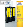 Ordner-Etiketten, 61 x 192 mm, breit/kurz, gelb, 400 St?ck, L4769-100
