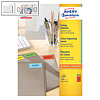 Avery Zweckform Farbige Etiketten, 105 x 37 mm, rot, 1.600 Etiketten, 3452
