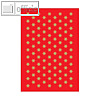 Herma Sticker DECOR Sterne, 6-zackig, ? 6 mm, gold, 10 x 3 Blatt, 4052