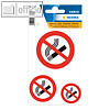 Herma Hinweisetiketten, "Nicht rauchen", wetterfest, 10x 3 Etiketten, 5736