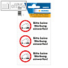 Herma Hinweisetiketten "Bitte keine Werbung einwerfen", wetterfest, 3 St?ck,5738