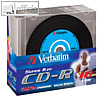 CD-R Rohlinge Super AZO Data Vinyl, 700 MB, 52x Speed, Slim Case, 10 St., 43426