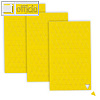 MAUL Magnetsymbole DREIECK, 1 x 1 cm, Dicke 1 mm, gelb, 540 St?ck, 6531715