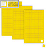 MAUL Magnetsymbole QUADRAT, 1 x 1 cm, Dicke 1 mm, gelb, 336 St?ck, 6532115