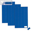 MAUL Magnetsymbole RECHTECK, 1 x 2 cm, Dicke 1 mm, blau, 168 St?ck, 6531437