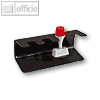MAUL 4er-Stempeltr?ger, gerade Form, 15.5 x 6.5 x 6 cm, schwarz, 3 St., 5220490