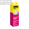 UHU Klebepatrone Low Melt, transparent, elastisch, 125 g, 10 Stück, 48620