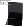 MAUL Buchst?tzen mit Oberfl?chenschutz, 14 x 12 x 14 cm, schwarz, 2 Paar,3506390