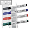 MAUL Stiftehalter f?r 4 Stifte, Acryl, magnetisch, glasklar, 2 St?ck, 6388405