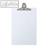 Schreibplatte mit grosser Metall-Klammer, DIN A4, Kunststoff, wei?, 23031 02