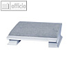 MAUL Ergonomische Fu?st?tze 45 x 39 cm, 5-fach verstellbar, grau, 9022585